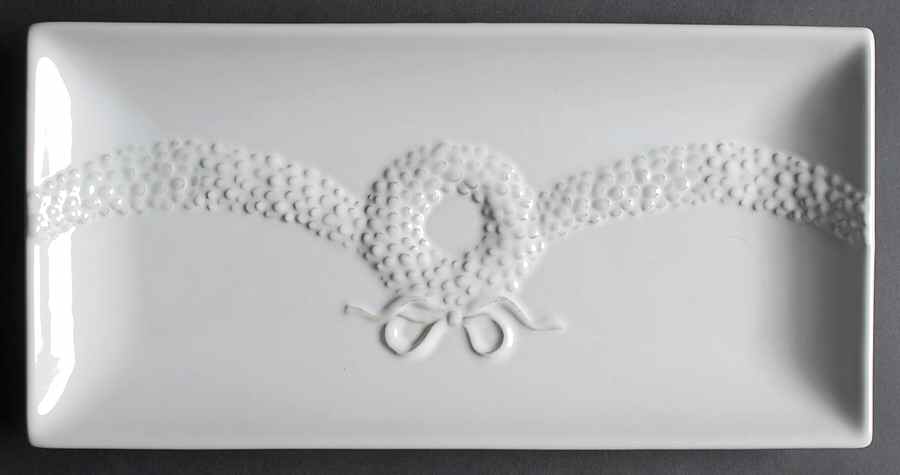 Traditions 14" Rectangular Serving Platter by St Nicholas Square-1