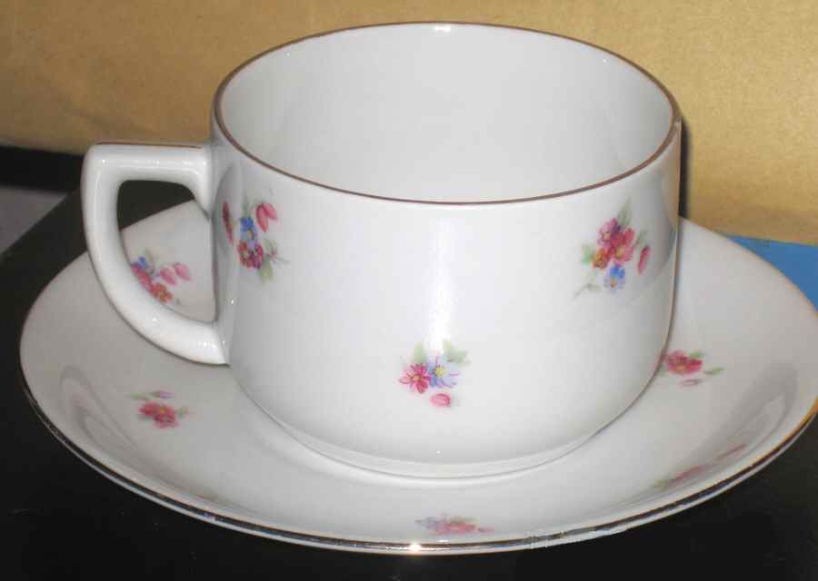 SLT420 Flat Cup & Saucer Set by Seltmann-1