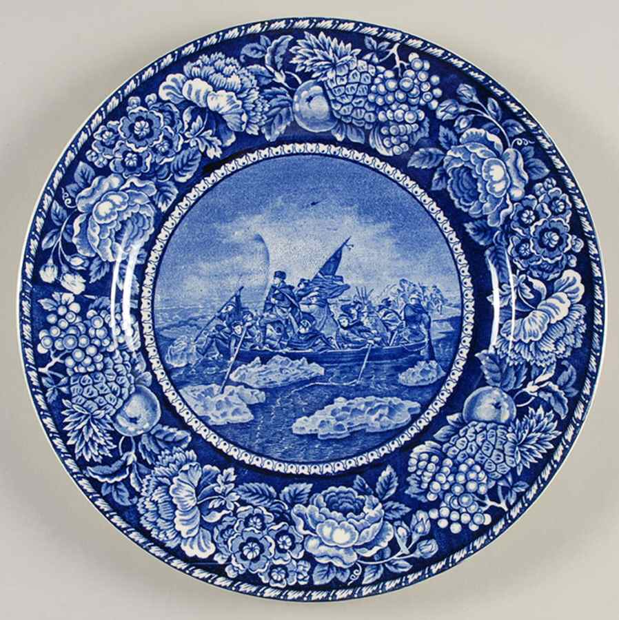 Ye Olde Historical Pottery Smooth Dinner Plate by Staffordshire-1