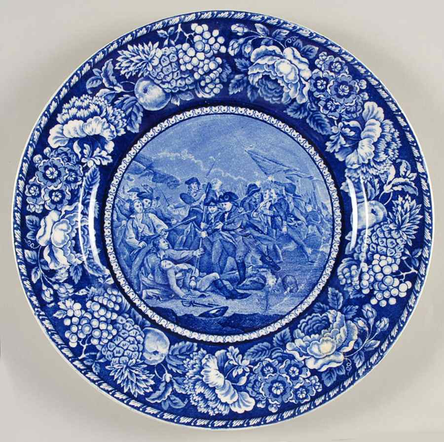 Ye Olde Historical Pottery Smooth Dinner Plate by Staffordshire-1