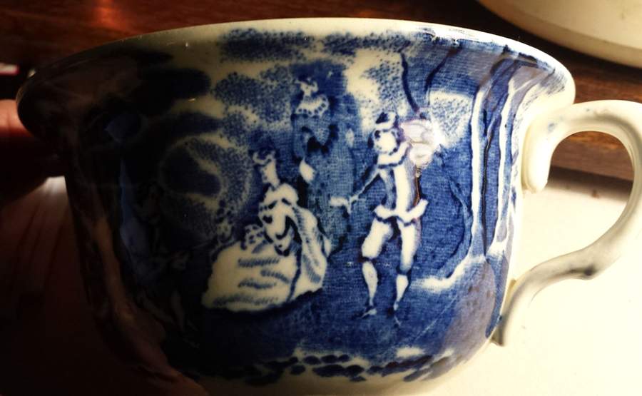Ye Olde Historical Pottery Smooth Joke Cup by Staffordshire-1