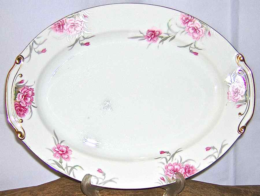 SAN121 14" Oval Serving Platter by Sango-1