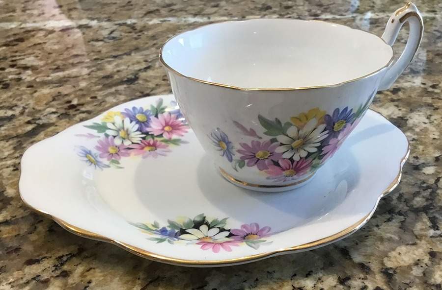 206 Footed Cup & Saucer Set by Spencer Stevenson -1
