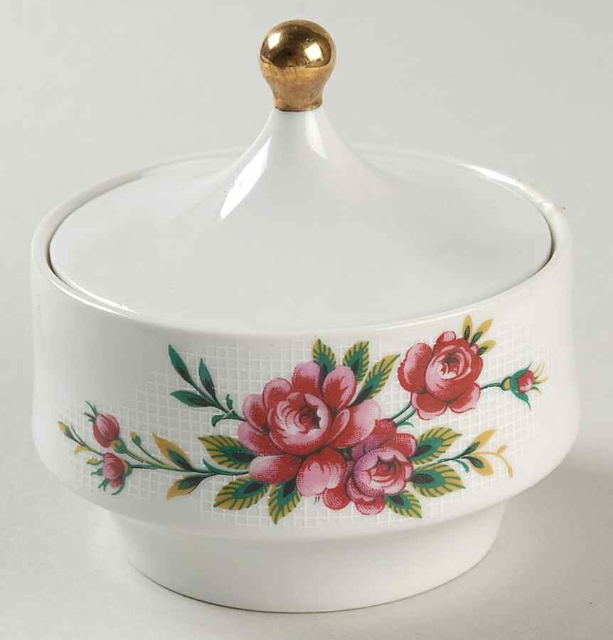 SCH660 Sugar Bowl & Lid by Schumann - Bavaria-1