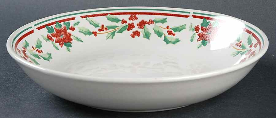 Poinsettia Delight Coupe Soup Bowl by Sakura-1