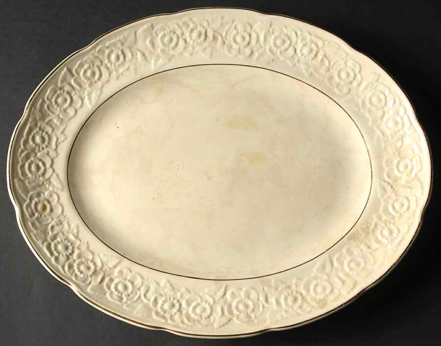 322-37 15" Oval Serving Platter by Sovereign Potters-1