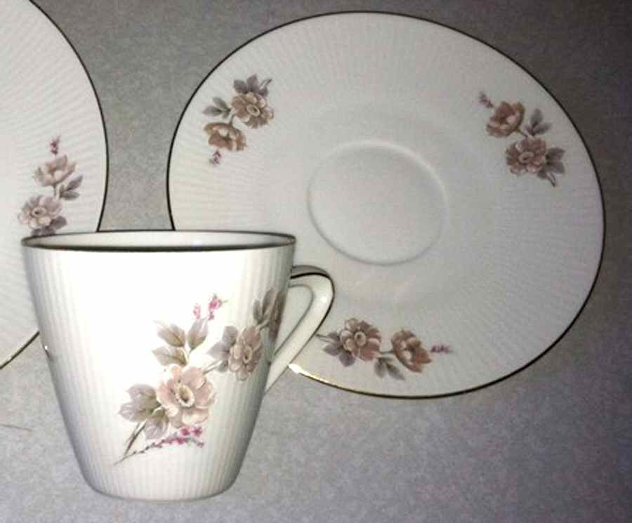 SLT423 Flat Cup & Saucer Set by Seltmann-1
