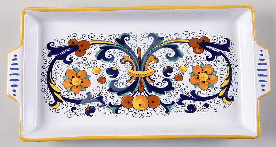Deruta Rectangular Tray 11" by Sur La Table-1