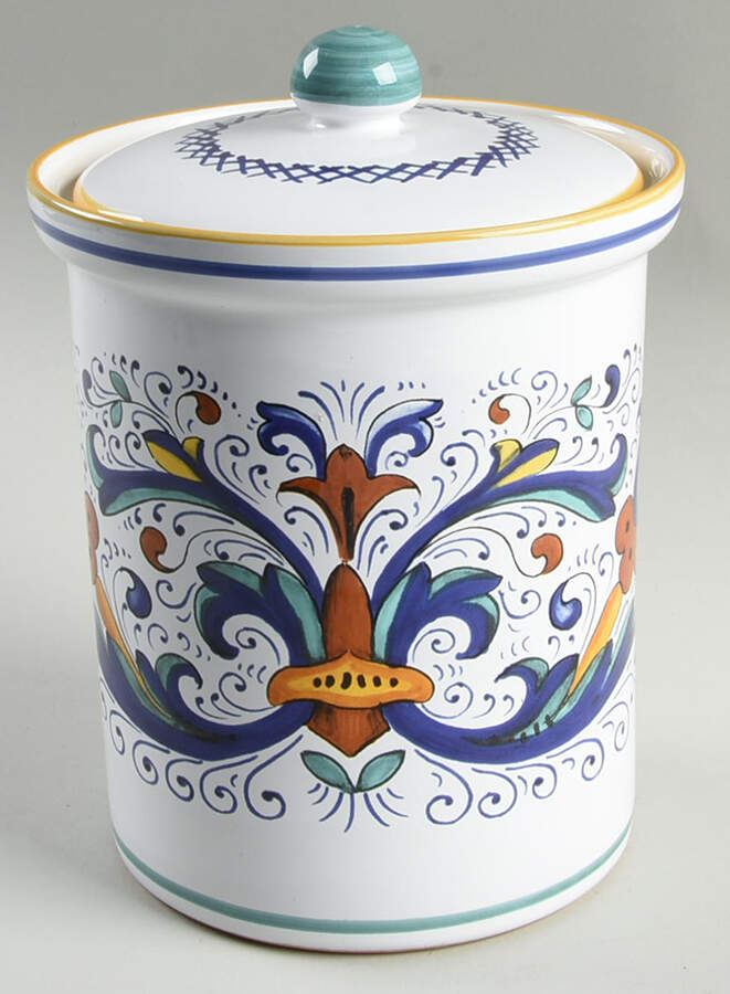 Deruta Medium Canister & Lid by Sur La Table-1