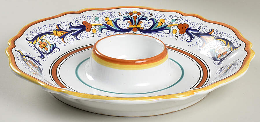 Deruta 1 Piece Chip & Dip by Sur La Table-1