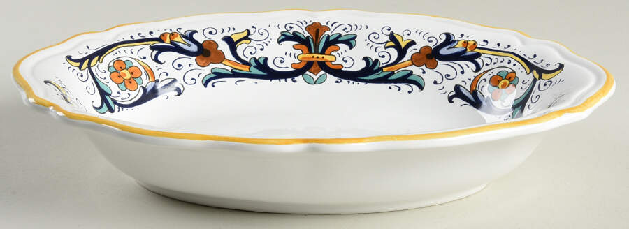 Deruta 10" Oval Vegetable Bowl by Sur La Table-1