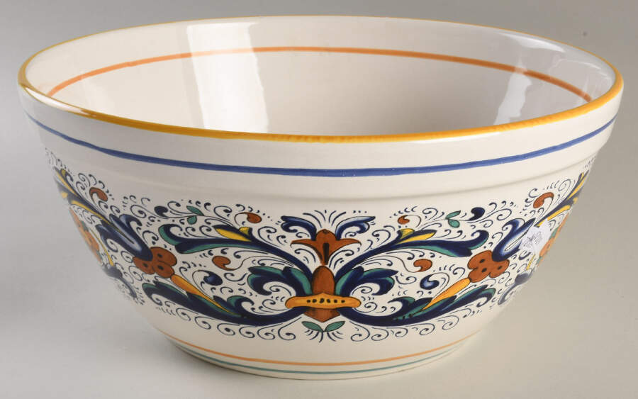 Deruta 11" Large Salad Serving Bowl by Sur La Table-1
