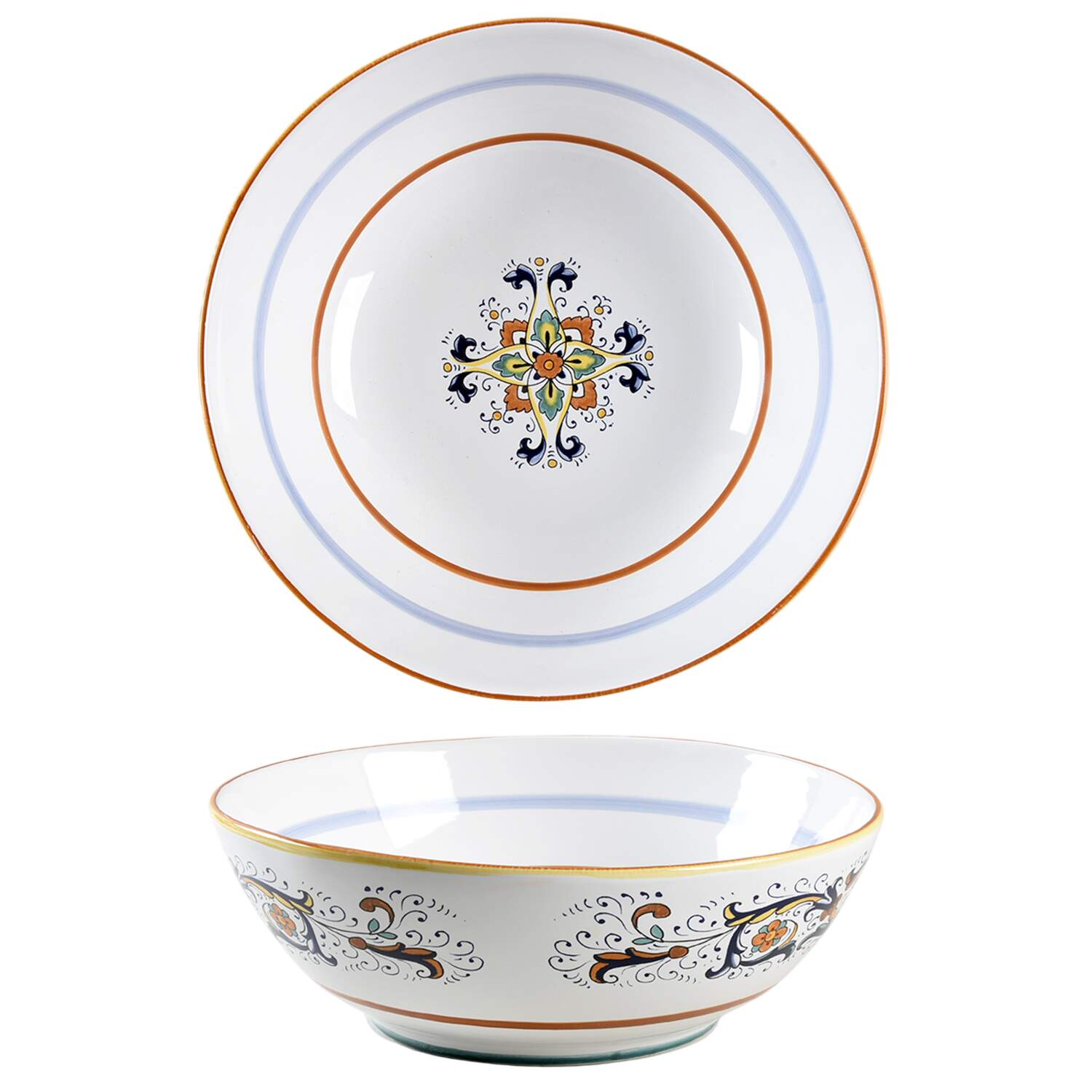 Deruta 12" Round Serving Bowl by Sur La Table-1