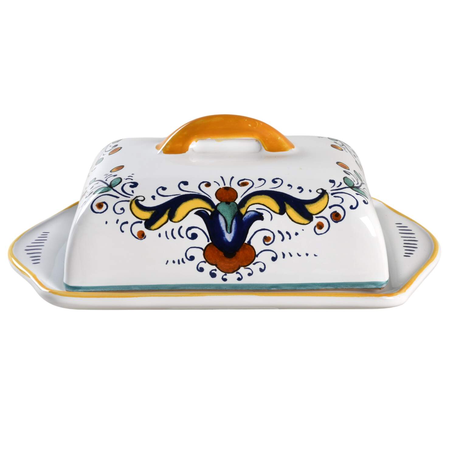 Deruta Rectangular Covered Butter by Sur La Table-1