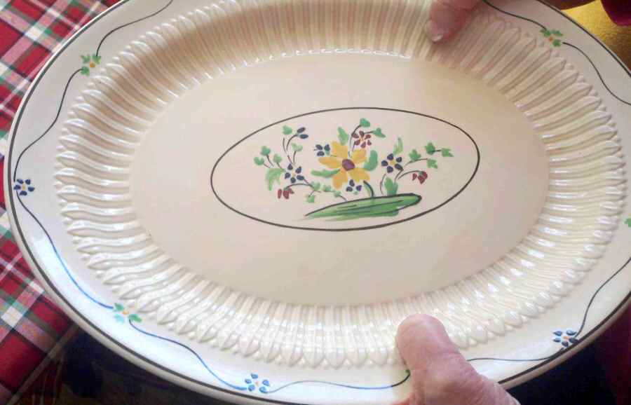 SOH31 12" Oval Serving Platter by Soho Pottery-1