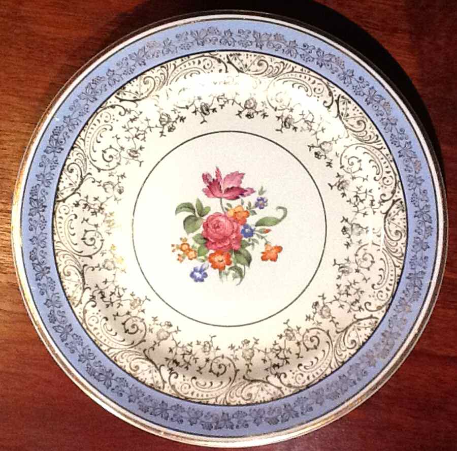1105 (Blue) Salad Plate by Steubenville-1