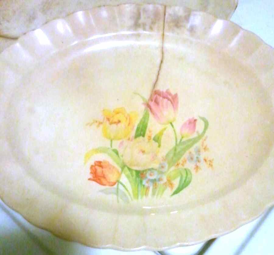 SEB152 11" Oval Serving Platter by Sebring Pottery-1