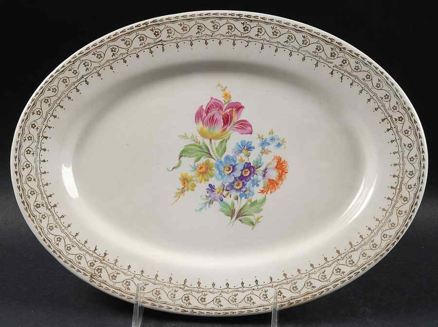 Glamour 11" Oval Serving Platter by Stetson-1