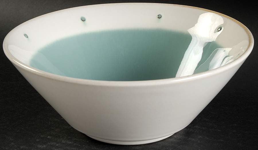 Newport Aqua Soup/Cereal Bowl by Sango-1