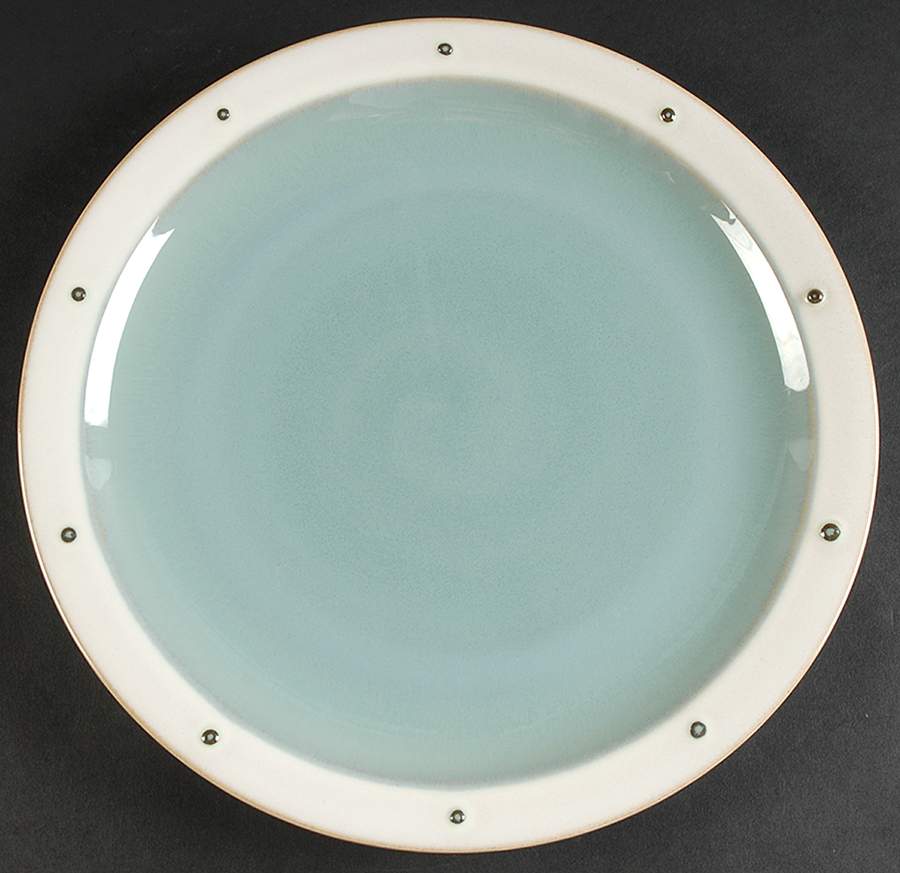 Newport Aqua Dinner Plate by Sango-1