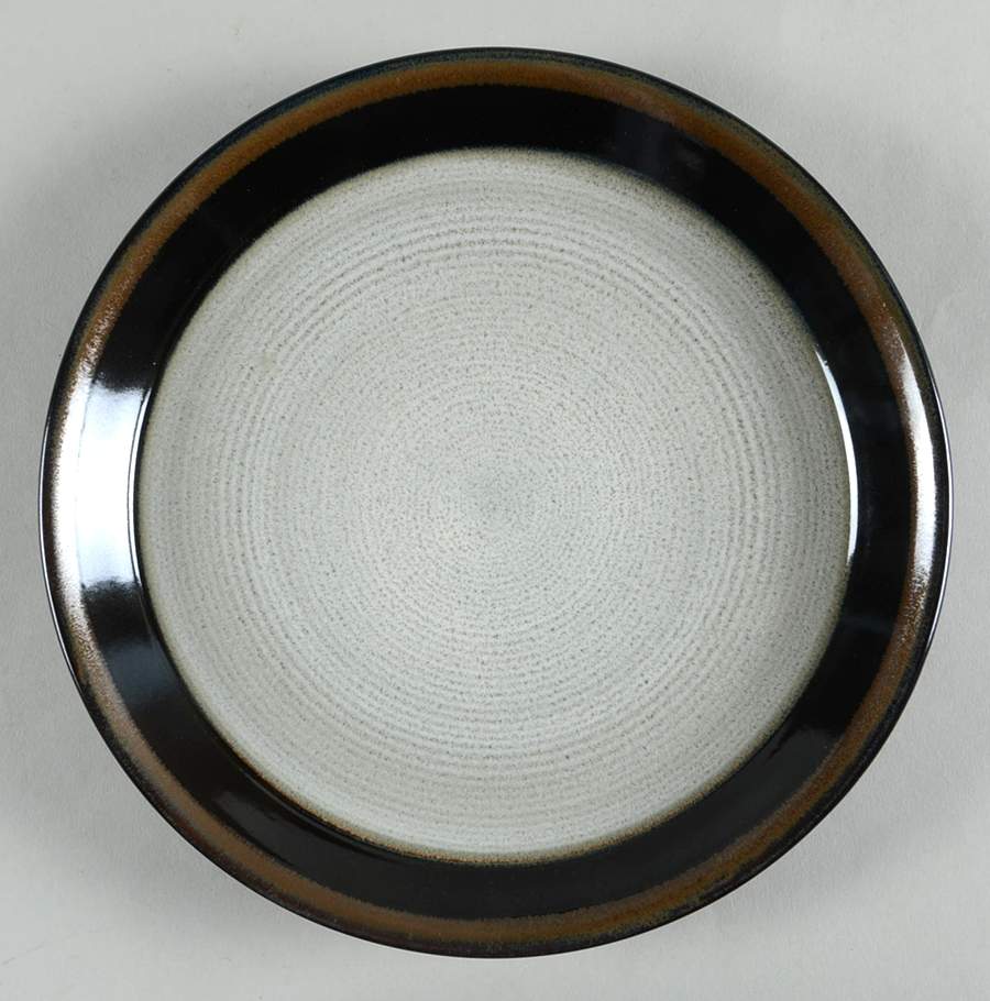 Carousel Black Salad Plate by Sango-1