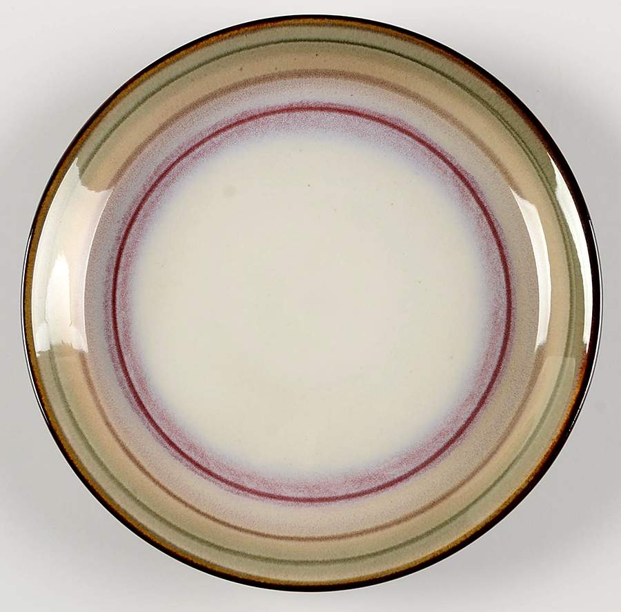 Arcadia Black Salad Plate by Sango-1
