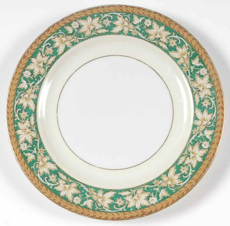 25110 Green Bread & Butter Plate by Schumann - Bavaria-1