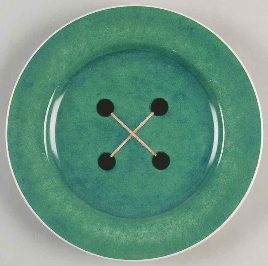 Button Up Salad Plate by Sakura-1