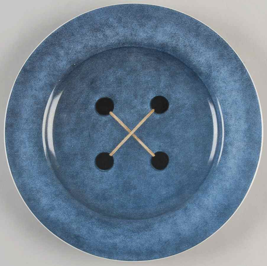 Button Up Salad Plate by Sakura-1