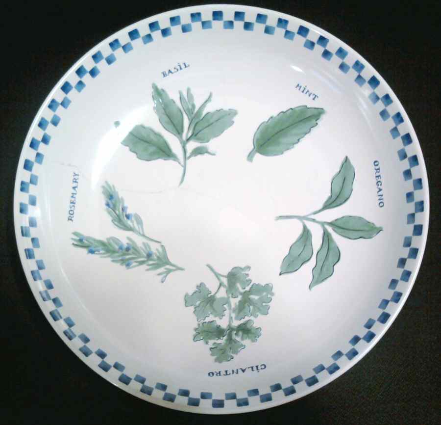 Herbs 12" Pasta Serving Bowl by Signature-1