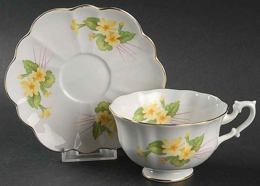 SHE74 Footed Cup & Saucer Set by Shelley-1
