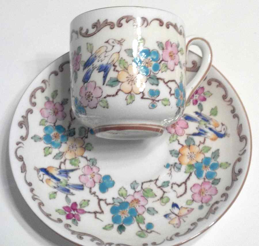 F15663 Flat Cup & Saucer Set by Staffordshire-1