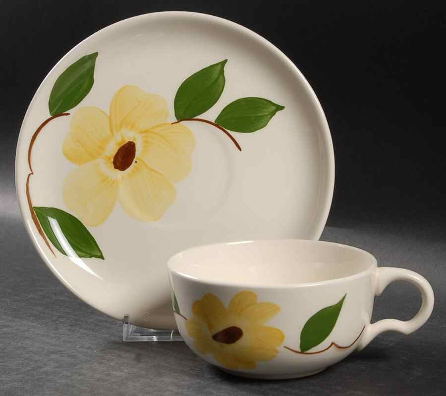 STT402 Flat Cup & Saucer Set by Stetson-1