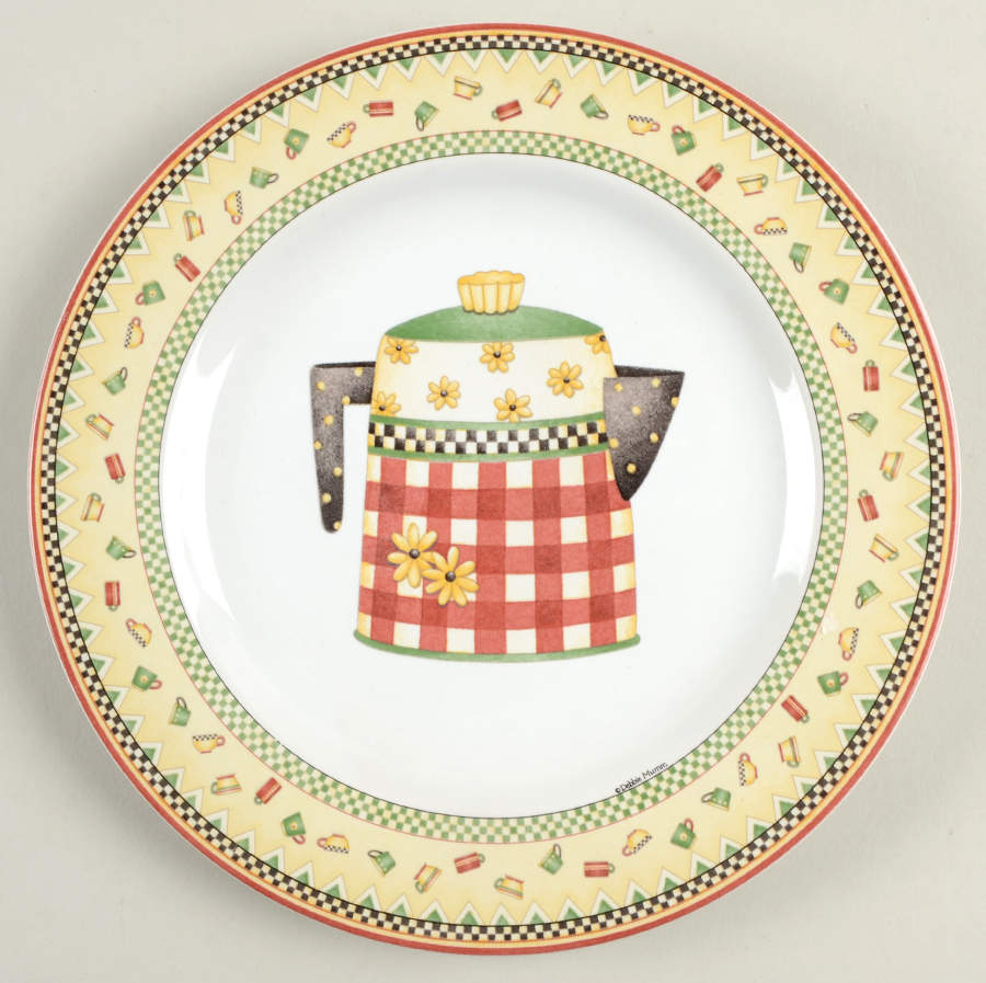 Morning Coffee Salad Plate by Sakura-1