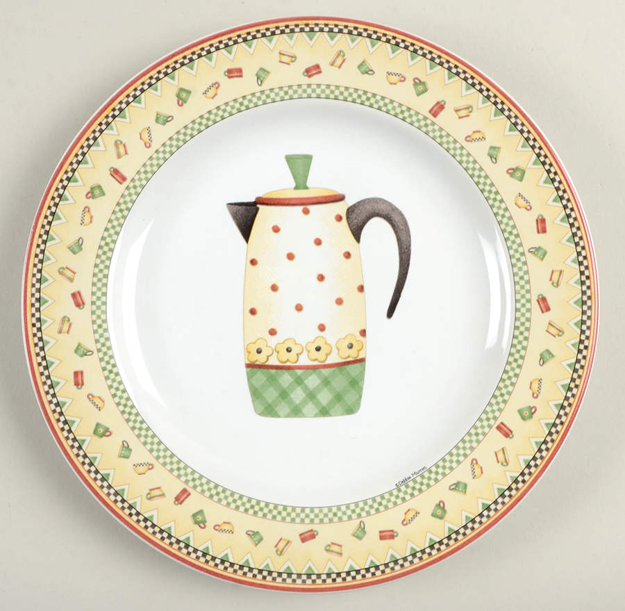 Morning Coffee Salad Plate by Sakura-1