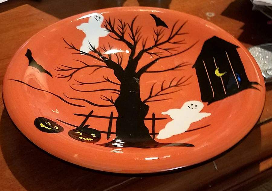 Haunted Hideaway Salad Plate by Sakura-1
