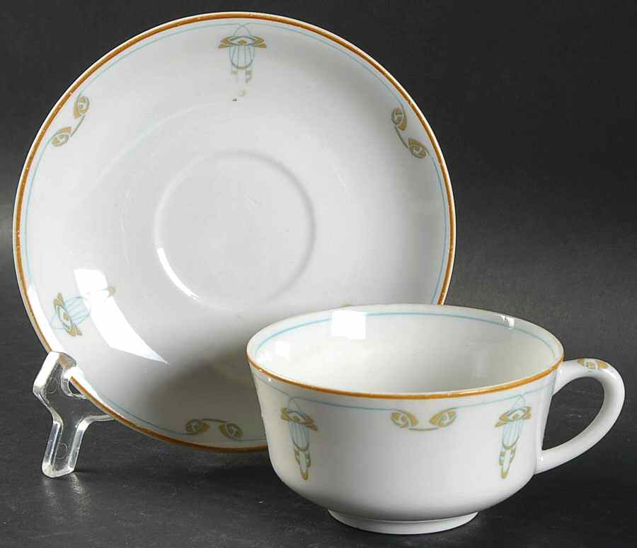 SY199tb Flat Cup & Saucer Set by Syracuse-1