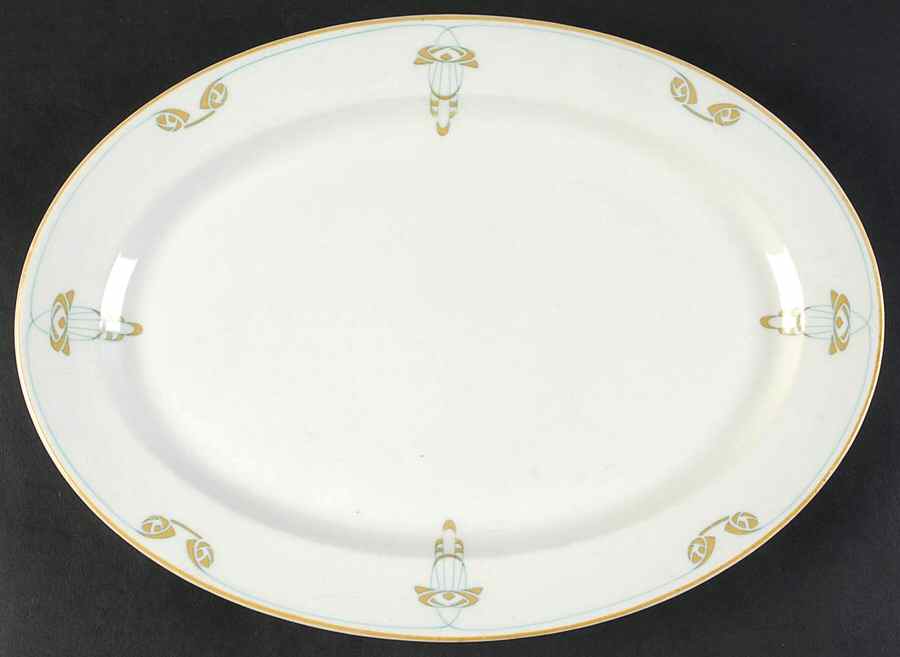 SY199tb 12" Oval Serving Platter by Syracuse-1