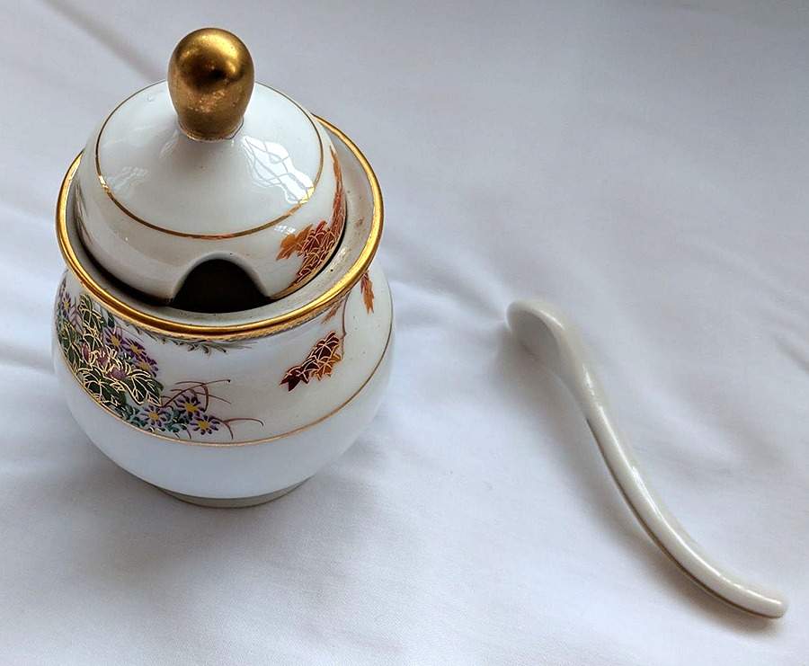 SOK24 Mustard Jar & Lid with Spoon by Soko-1