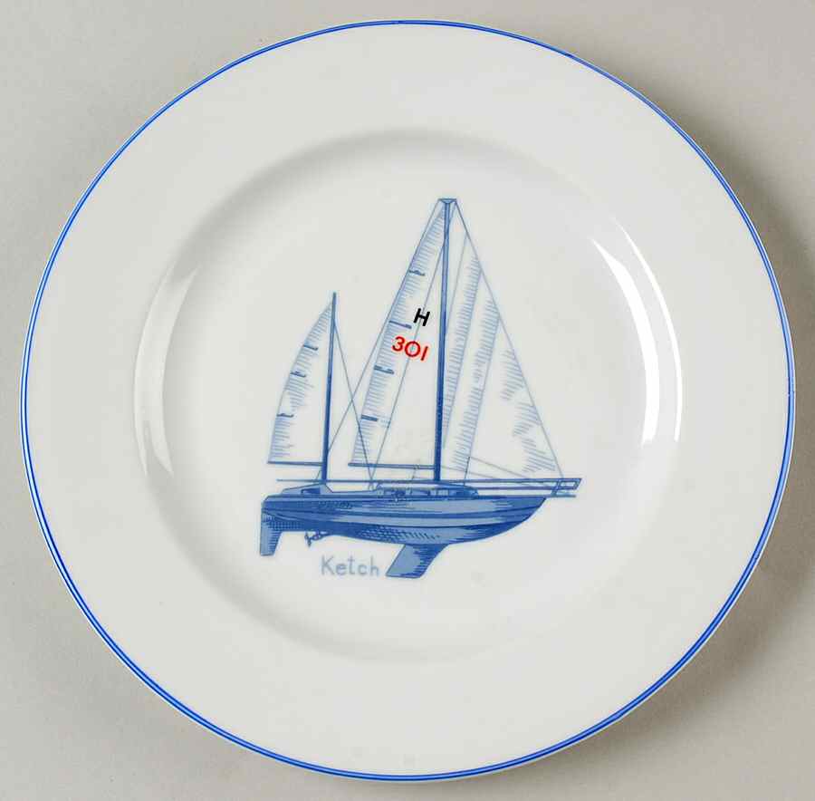 SWN7 Salad Plate by Thomas B Swain (USA)-1