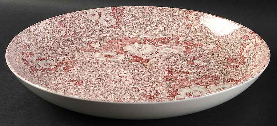 Primula Red 11" Pasta Serving Bowl by Spode-1