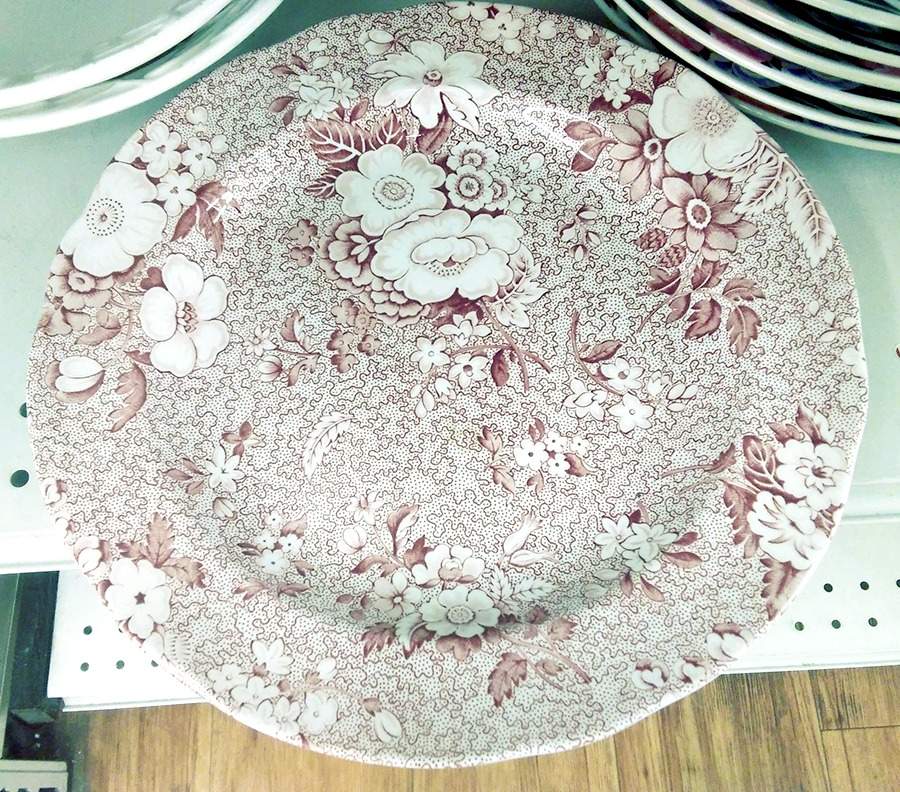 Primula Red Dinner Plate by Spode-1