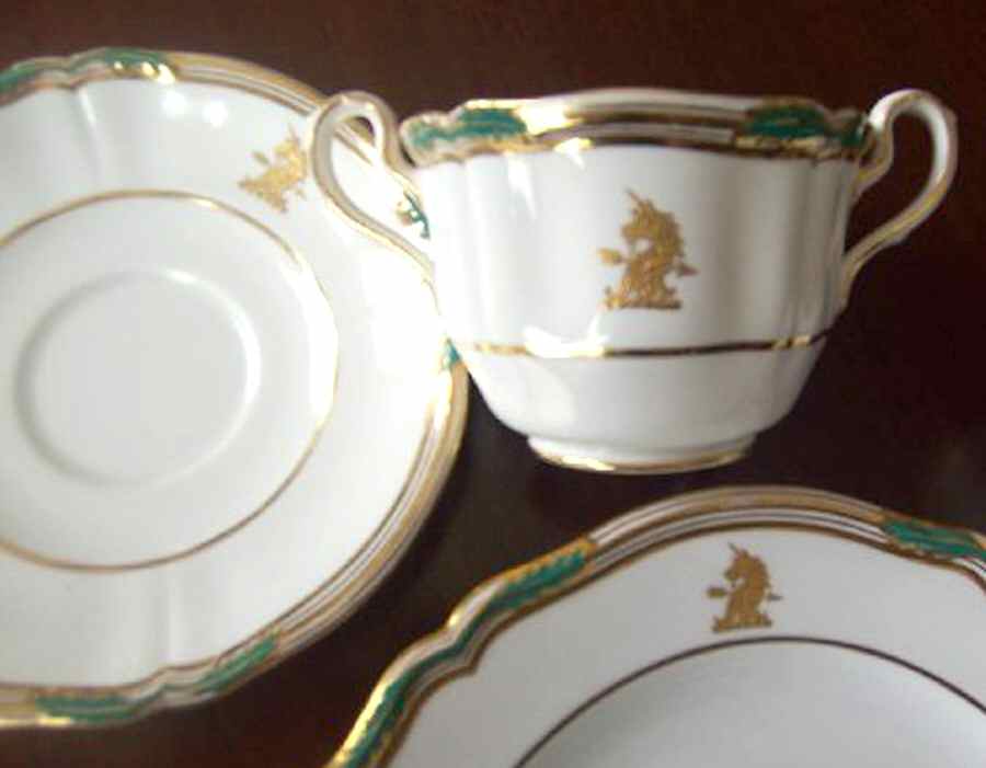 R1600 Flat Bouillon Cup & Saucer by Spode-1