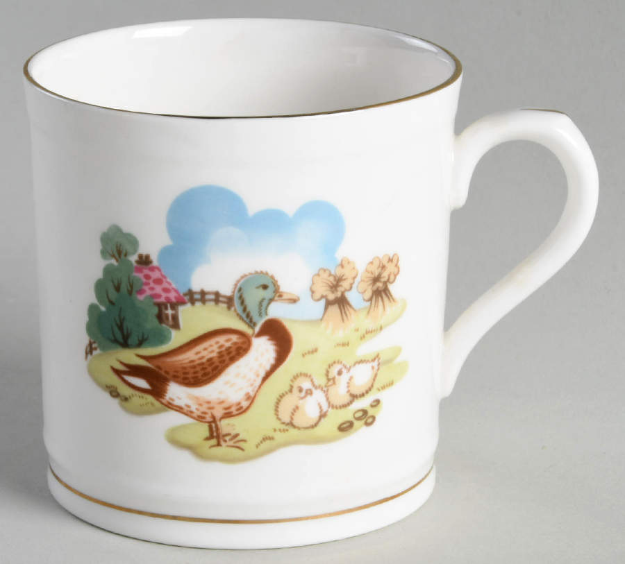 Pets Farm (Gold Trim) Child's Mug by Spode-1