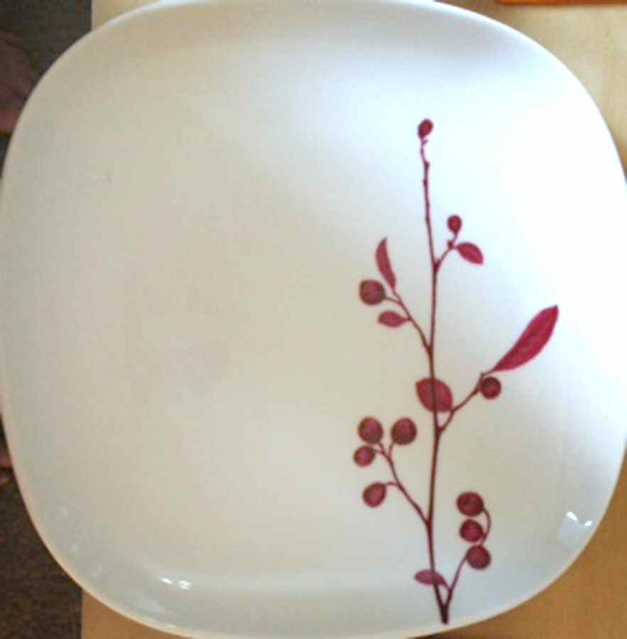 Mulberry (Square) Dinner Plate by Spal Porcelanas-1