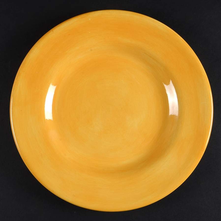 Salute Butter (Dark Yellow) Dinner Plate by Tabletops Unlimited-1