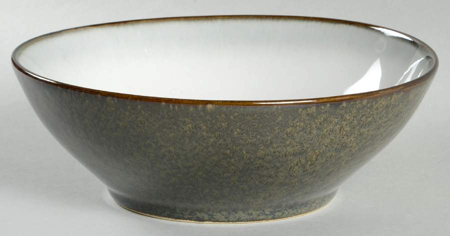Metallics Black Soup/Cereal Bowl by Sango-1