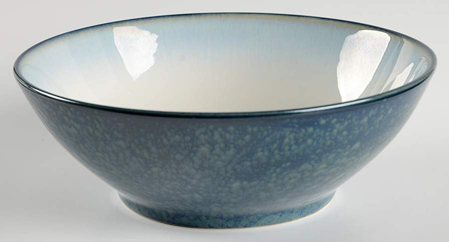 Metallics Blue Soup/Cereal Bowl by Sango-1