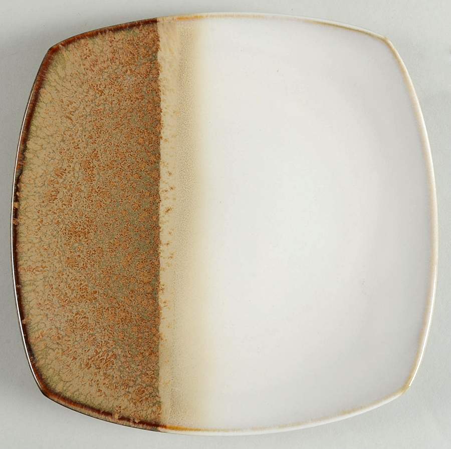 Metallics Gold Square Salad Plate by Sango-1