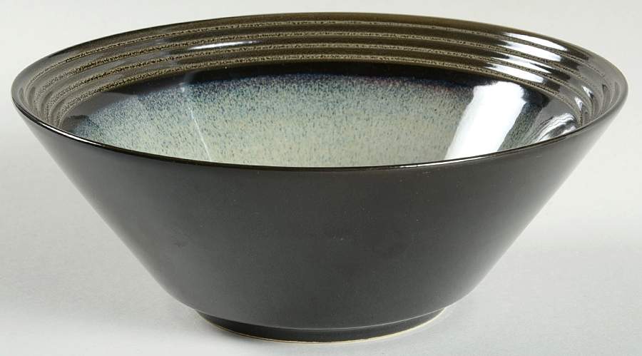 Verona-Florence Black Soup/Cereal Bowl by Sango-1
